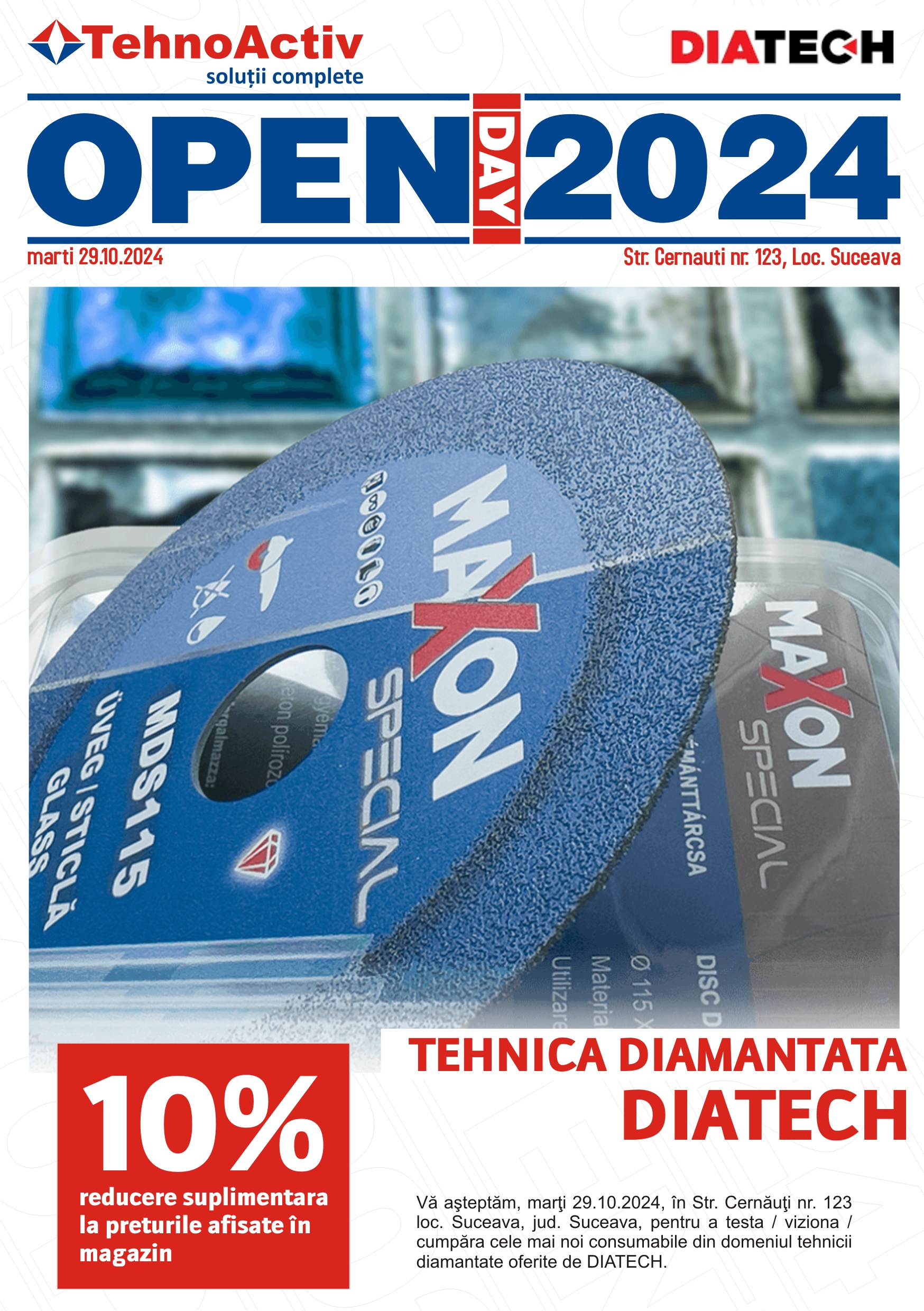 DIATECH Promotie Open Day TEHNOACTIV 2024